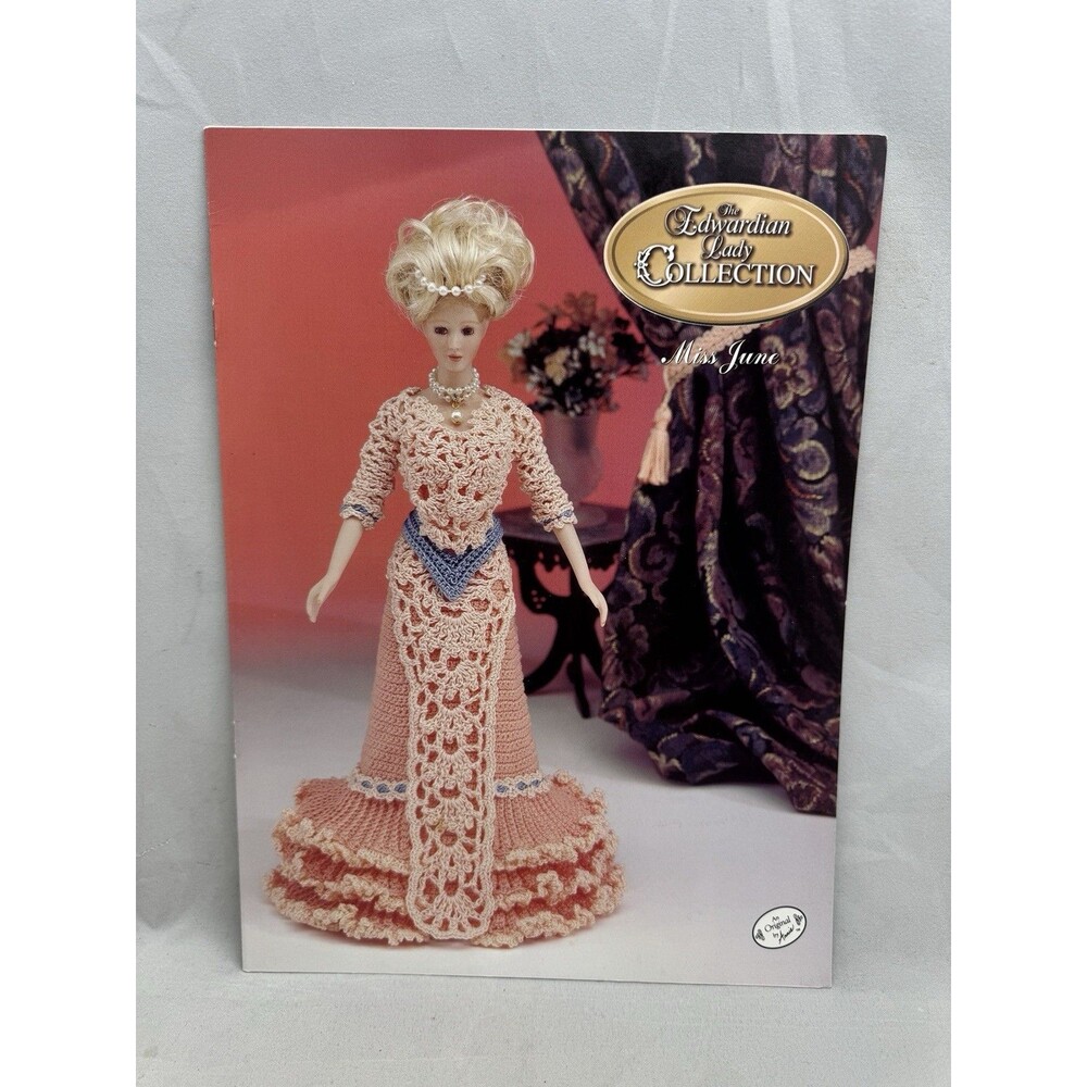 Edwardian Lady Collection Miss June Annie's Attic Crochet Pattern Calendar Doll
